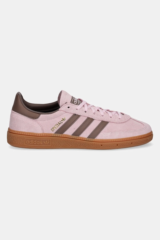 Semišové tenisky adidas Originals Handball Spezial J JH6190 růžová SS25