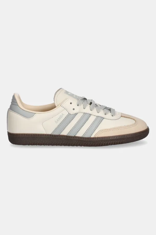 Kožené tenisky adidas Originals Samba OG W JH7299 béžová SS25