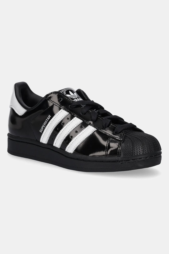 adidas Originals sneakers Superstar II W pelle fiore nero JH7756
