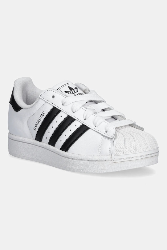 adidas Originals sneakersy dziecięce Superstar II syntetyczny biały JH9976