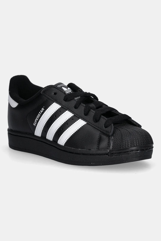 adidas Originals sneakersy dziecięce Superstar II syntetyczny czarny JH9977