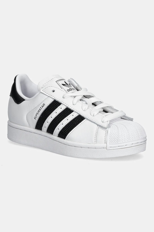 Αθλητικά adidas Originals Superstar II W συνθετικό λευκό JP9678