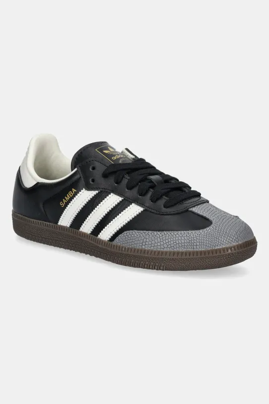 adidas Originals sneakersy Samba OG W tekstylny czarny JR8165