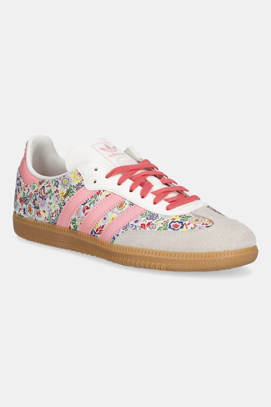 Αθλητικά adidas Originals Samba OG απομίμηση λείου δέρματος ροζ JI0280