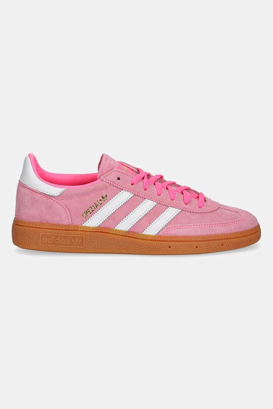 adidas Originals sneakers din piele intoarsă Handball Spezial W JI2654 roz SS25