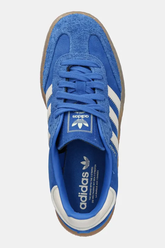 Tenisice od brušene kože adidas Originals Sambae W plava JI2743