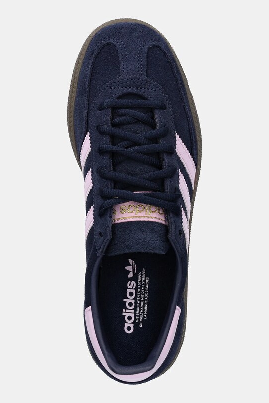 Σουέτ αθλητικά παπούτσια adidas Originals HANDBALL SPEZIAL σκούρο μπλε JI2903