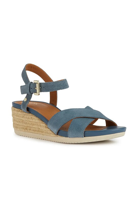 Geox sandale din piele intoarsa D ISCHIA CORDA C D02HHC.00022.C4005 bleumarin SS25