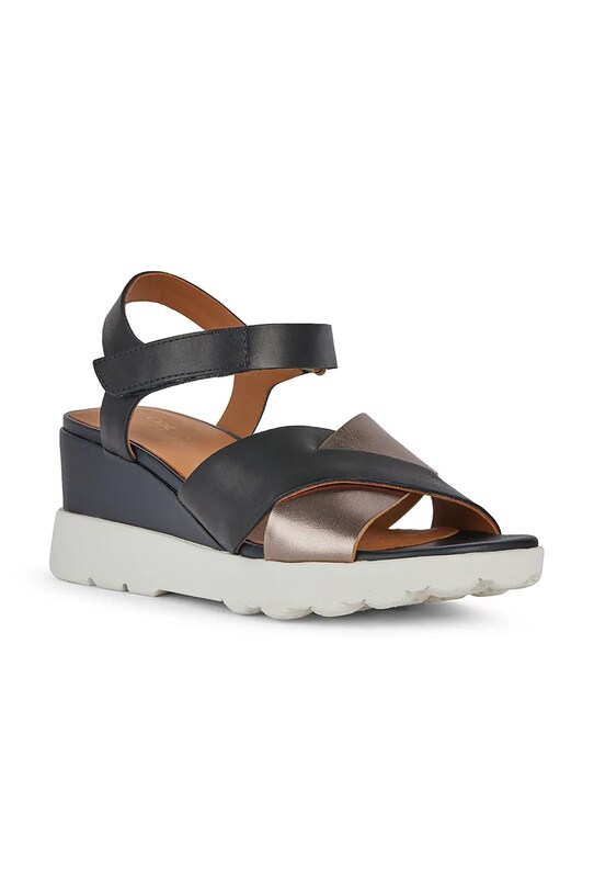 Geox sandale de piele D SPHERICA EC6 C D45G0C.043CF.C0067 negru SS25