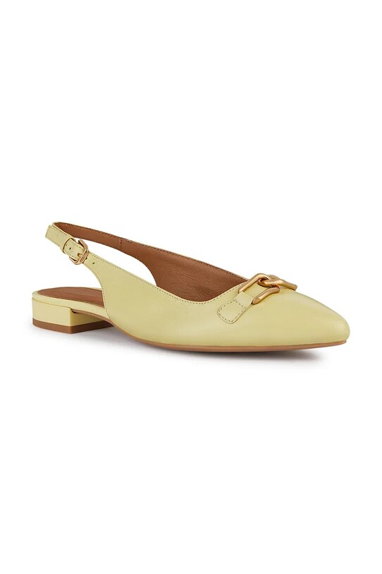 Geox balerini de piele D CHARYSSA B D459BB.000TU.C2004 galben SS25