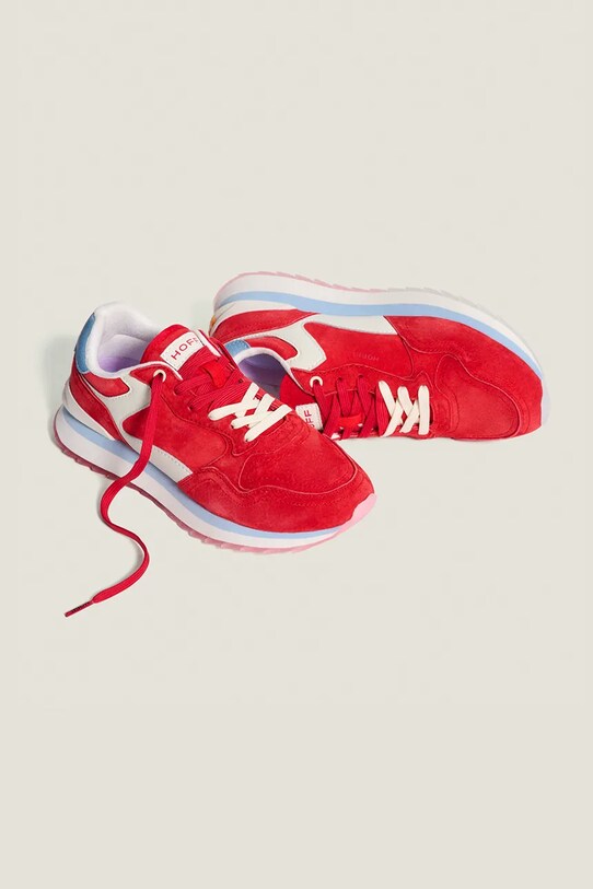 Hoff sneakers din piele RUBEUS WOMAN 22402021 rosu SS25