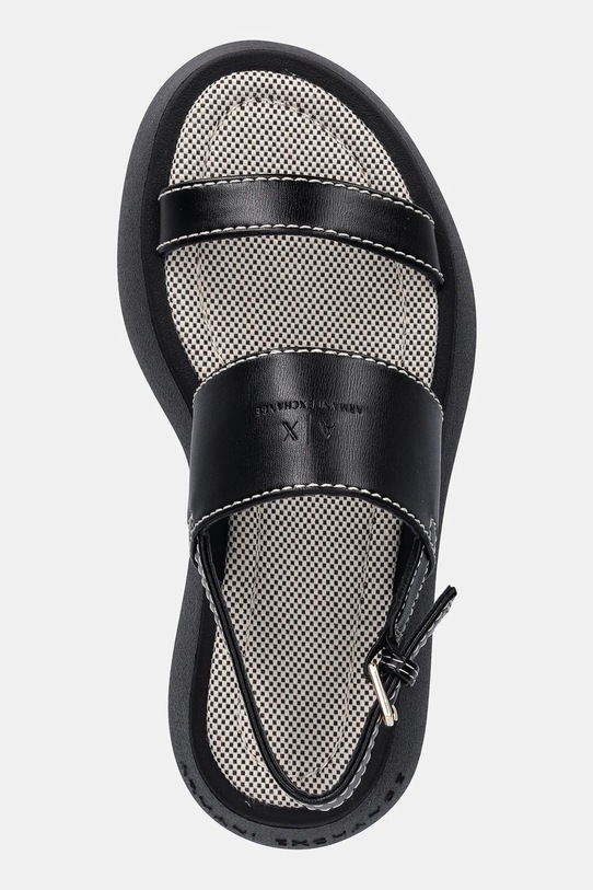 Sandály Armani Exchange černá XDP054.XV921.00002