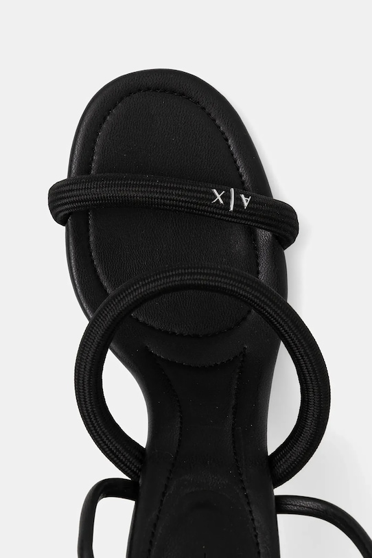 Sandály Armani Exchange černá XDP059.XV925.00002