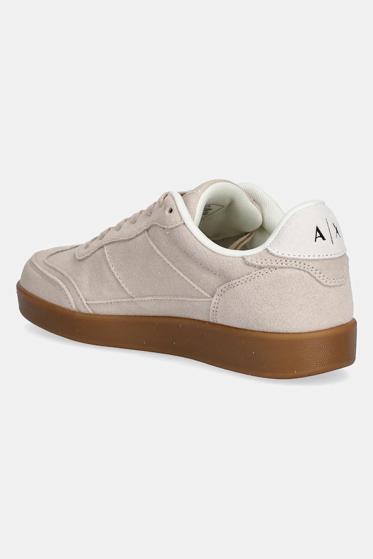 Obuwie Armani Exchange sneakersy zamszowe XDX182.XV868.01819 beżowy