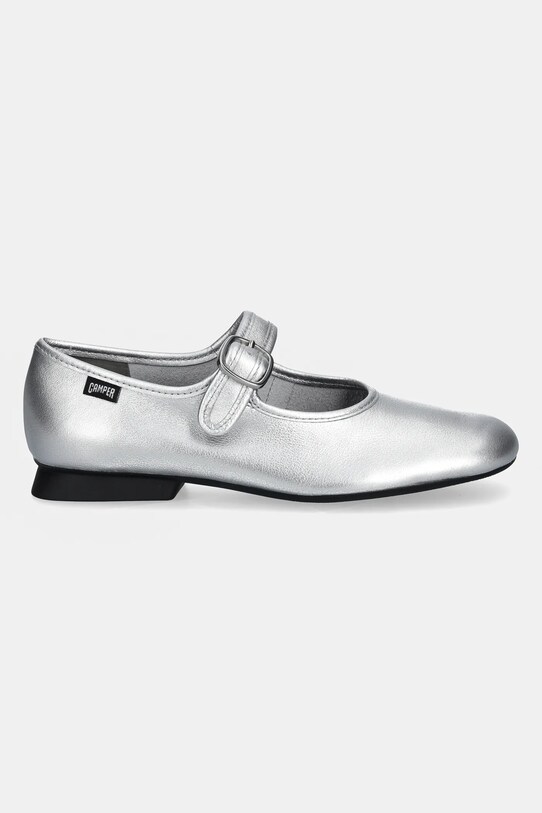 Camper ballerine in pelle Casi Myra K201629.010 argento SS25