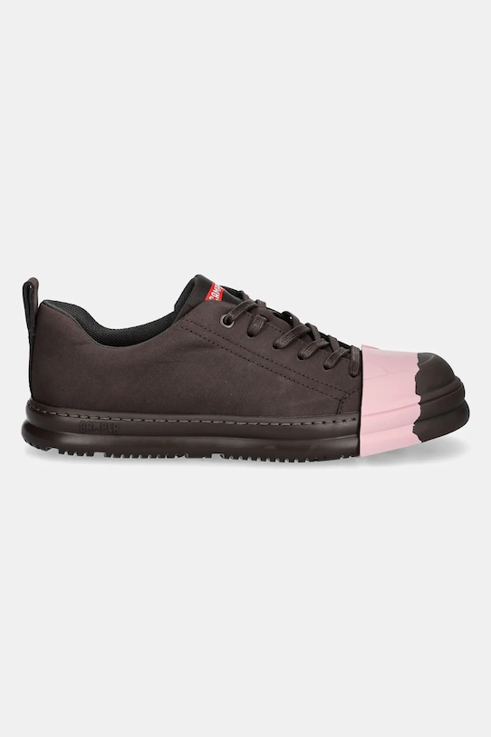 Camper sneakersy nubukowe Junction Runner K201683.007 brązowy SS25