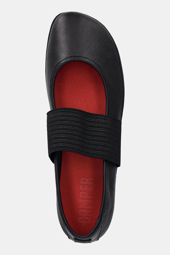 Δερμάτινες μπαλαρίνες Camper Right Nina μαύρο 21595.242