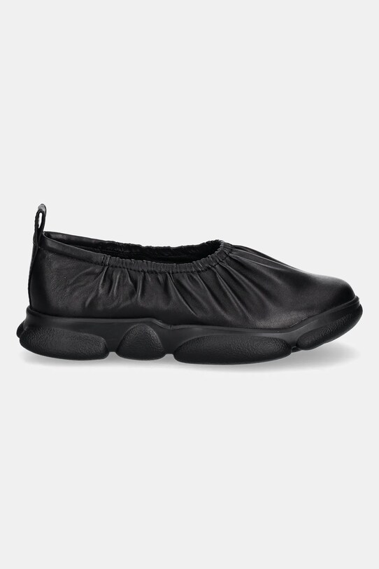 Camper balerini de piele Karst K201588.001 negru SS25