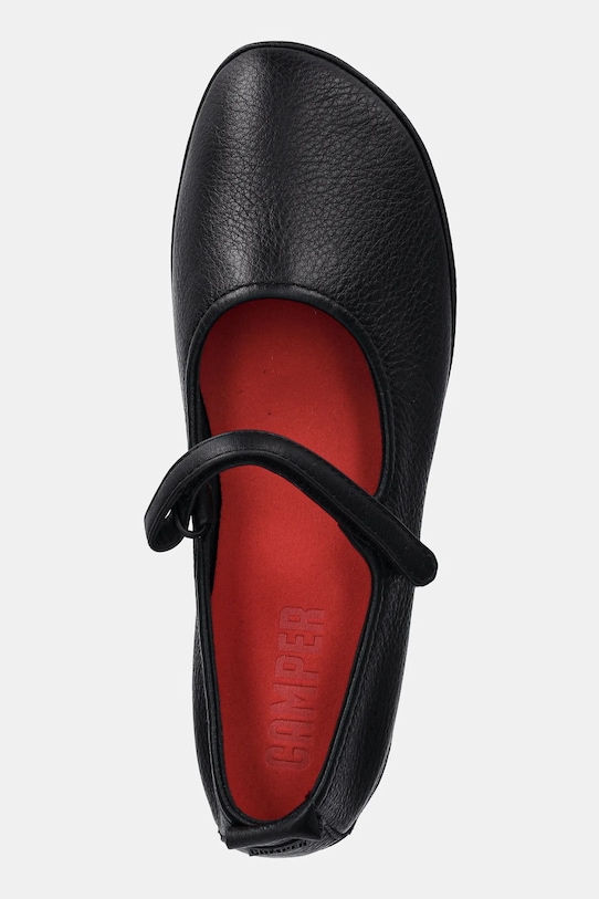 Шкіряні балетки Camper Right Nina чорний K201365.021