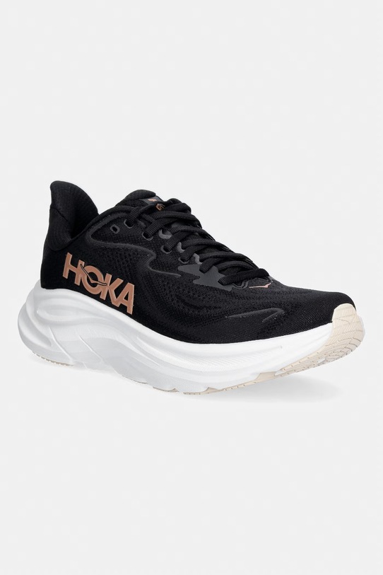 Hoka buty do biegania Clifton 10 syntetyczny czarny 1162031