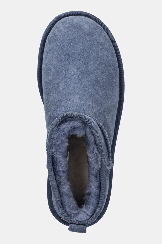 Замшевые сапоги UGG Classic Ultra Mini голубой 1116109.DTB