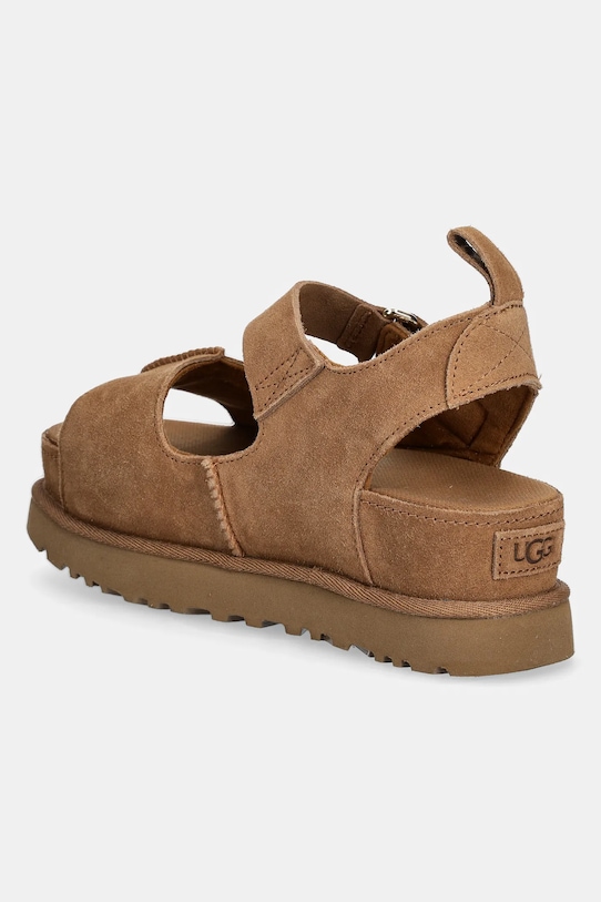 Încălțăminte UGG sandale din piele întoarsă Goldenstar Hi 1167356.CHE maro