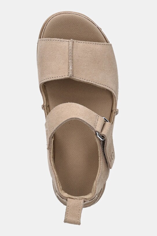 Semišové sandále UGG Goldenstar Hi béžová 1167356.SAN