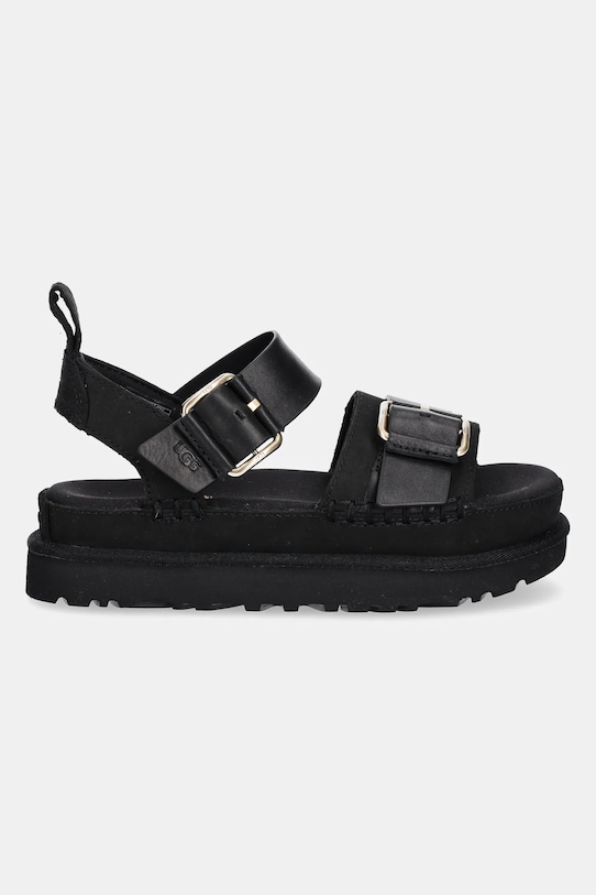 UGG sandały skórzane Goldenstar Villa 1167392.BLK czarny SS25