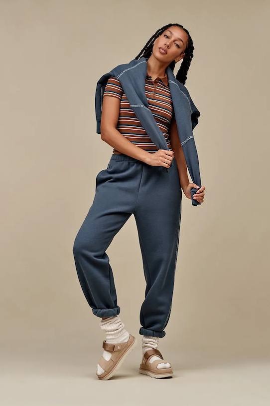 UGG suede sliders Goldenstar Glide 1167399.SAN