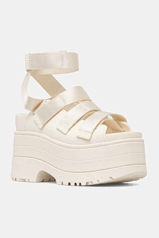 UGG sandały Goldenrise syntetyczny beżowy 1167431.JSM