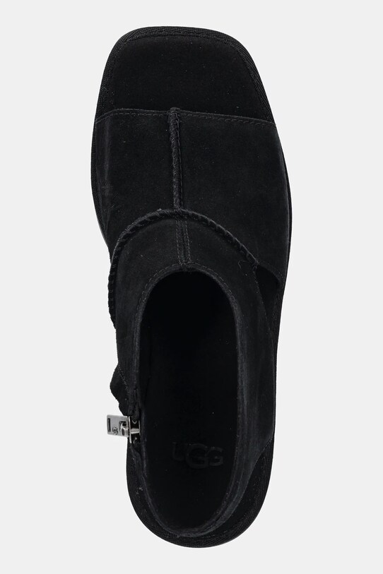 Semišové sandály UGG New Heights Platform černá 1167479.BLK