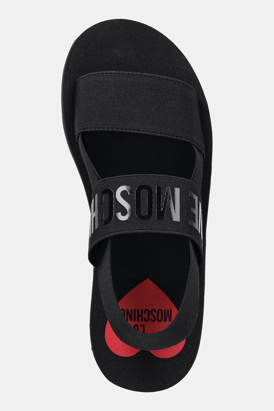 Love Moschino sandale negru JA16033G0MJN7000