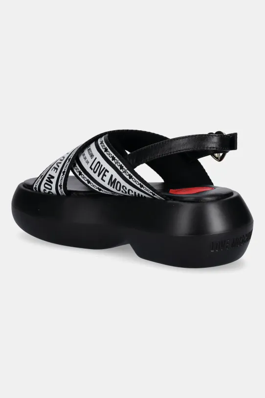 Obuwie Love Moschino sandały JA16207I0MIX200A czarny