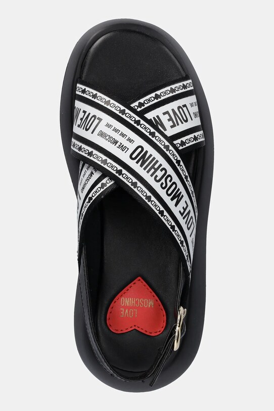 Sandály Love Moschino černá JA16207I0MIX200A