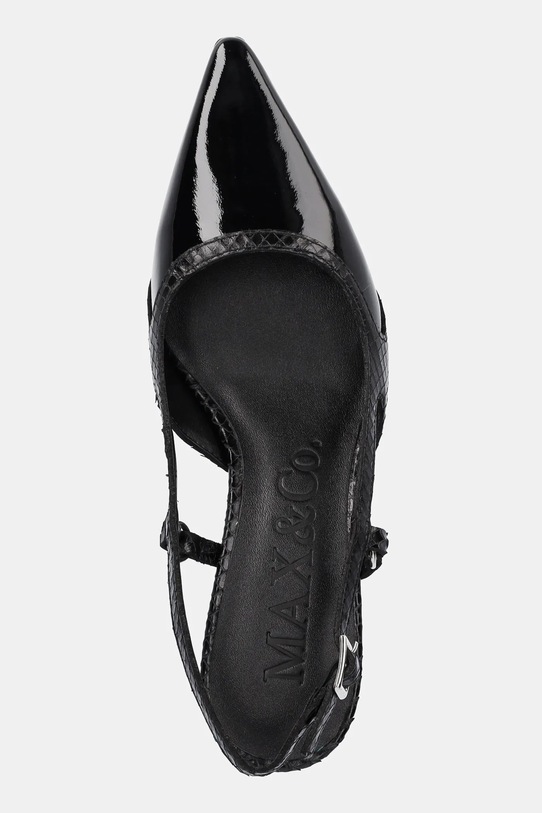 MAX&Co. pantofi de piele negru 2516521026200