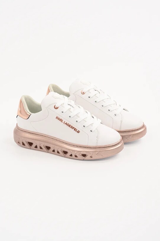 Шкіряні кросівки Karl Lagerfeld KAPRI KITE KL64519A.01P золотий SS25