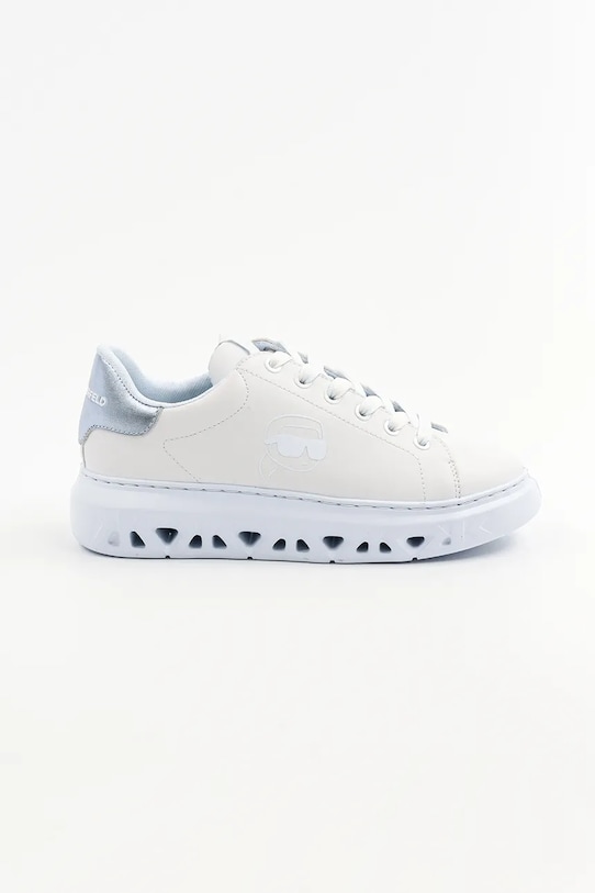 Кожаные кроссовки Karl Lagerfeld KAPRI KITE платформа голубой KL64525.01B