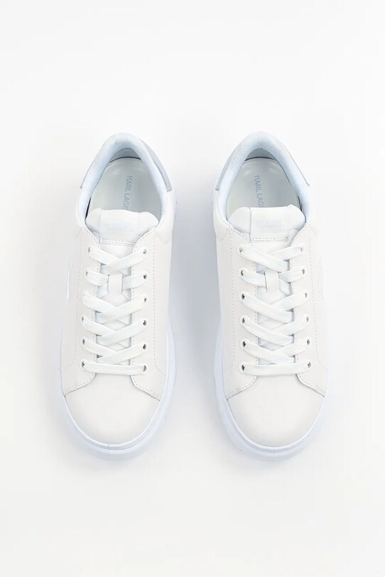 Кожаные кроссовки Karl Lagerfeld KAPRI KITE голубой KL64525.01B