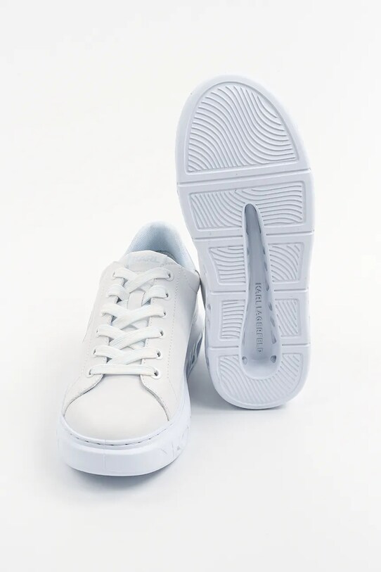 Кожаные кроссовки Karl Lagerfeld KAPRI KITE KL64525.01B голубой