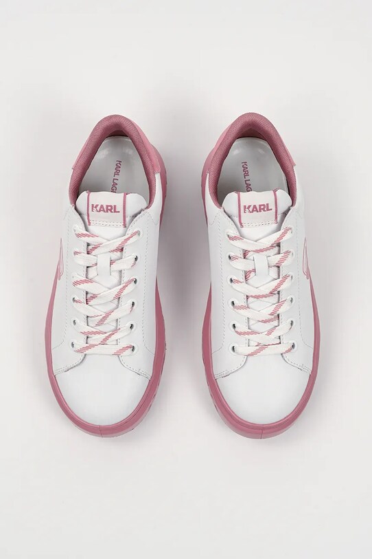 Кожаные кроссовки Karl Lagerfeld KAPRI KITE розовый KL64525.01P