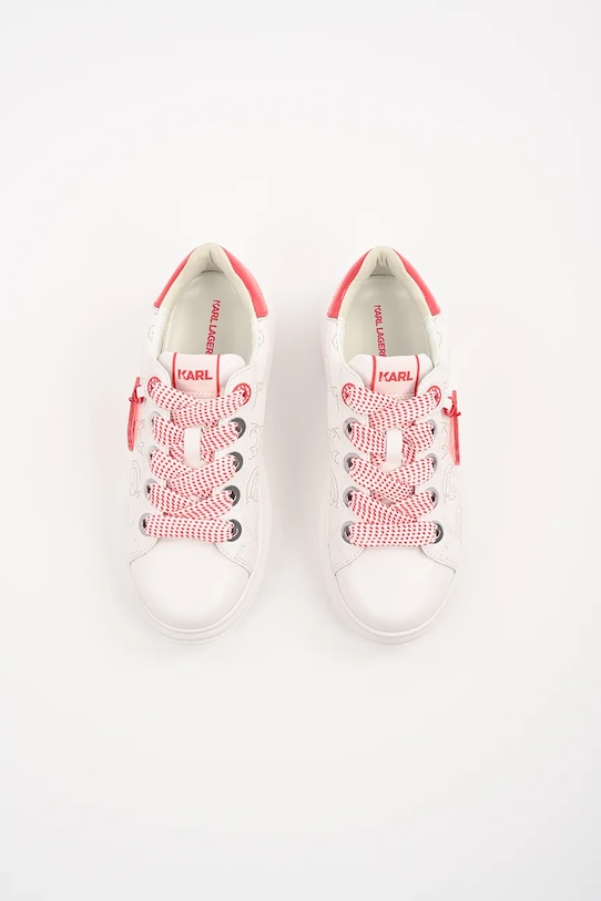 Kožené tenisky Karl Lagerfeld KAPRI NFT biela KL62522.01D