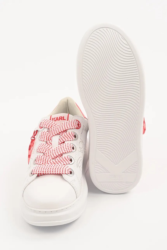 Kožené tenisky Karl Lagerfeld KAPRI NFT KL62522.01D biela