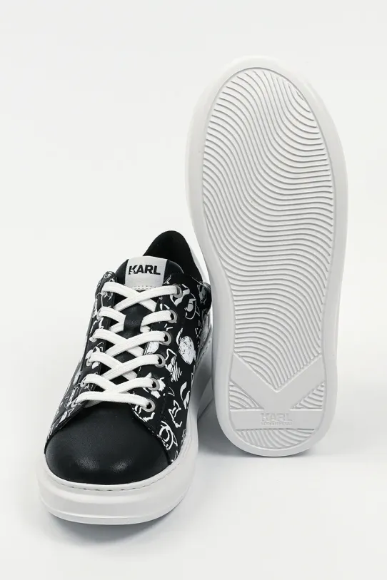 Karl Lagerfeld sneakers din piele KAPRI KL62512T.001 negru