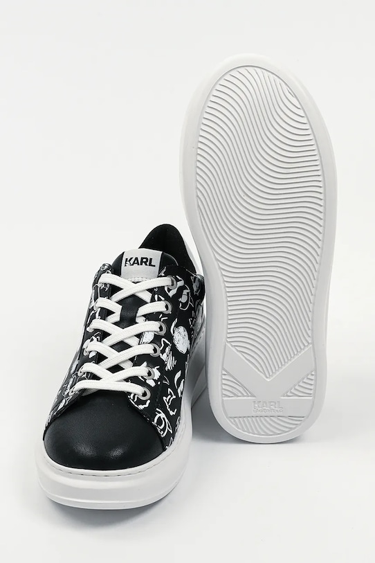 Karl Lagerfeld sneakers din piele KAPRI KL62512T.001 negru