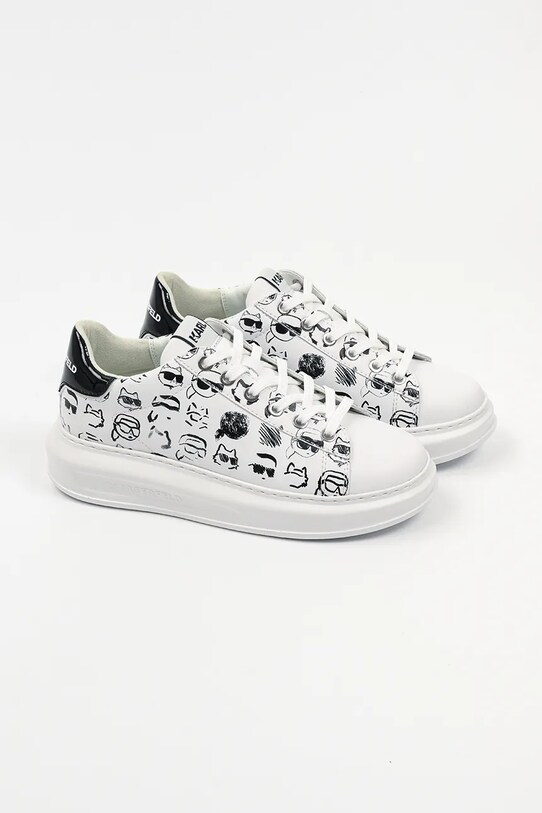 Шкіряні кросівки Karl Lagerfeld KAPRI KL62512T.010 білий SS25