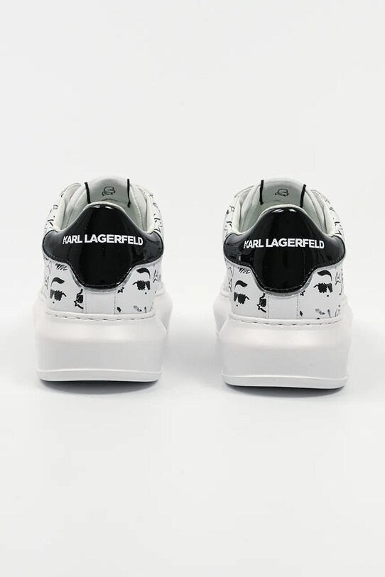 Взуття Шкіряні кросівки Karl Lagerfeld KAPRI KL62512T.010 білий