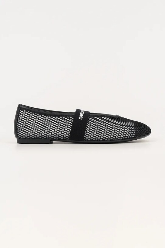 Baleríny Karl Lagerfeld KARO čierna KL40125.N0X