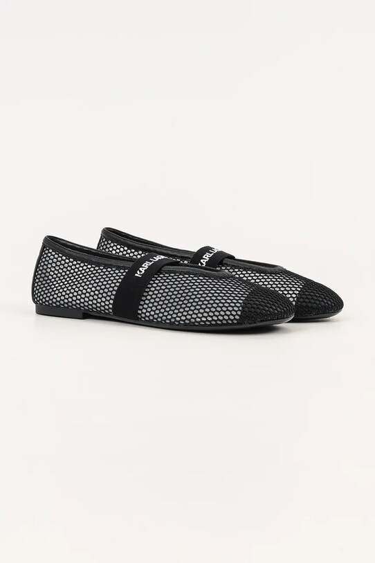Baleríny Karl Lagerfeld KARO KL40125.N0X čierna SS25
