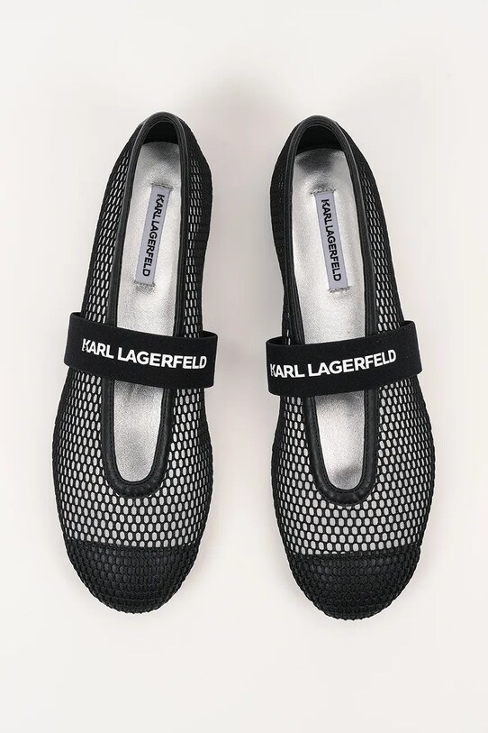 Baleríny Karl Lagerfeld KARO čierna KL40125.N0X