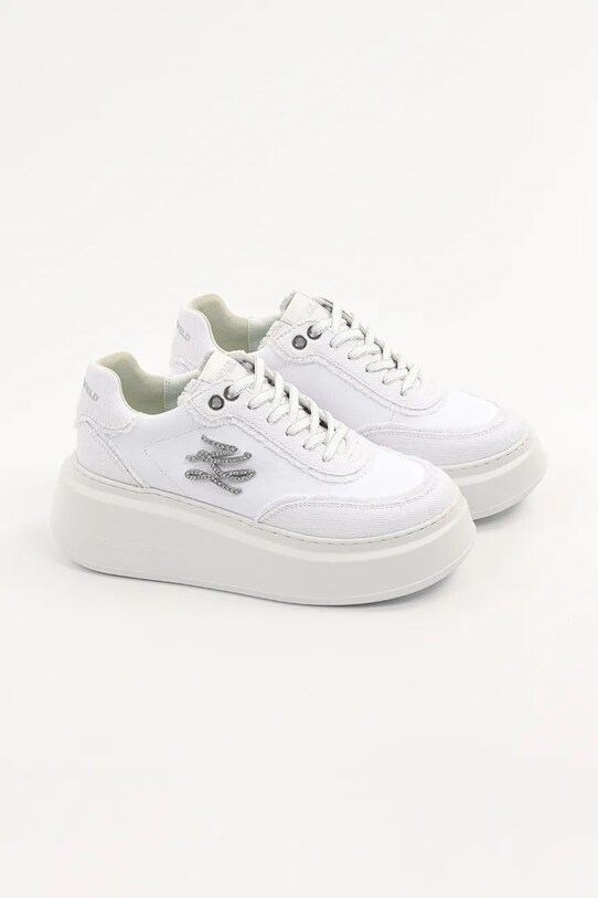 Karl Lagerfeld sneakers ANAKAPRI KL63523D.D11 alb SS25